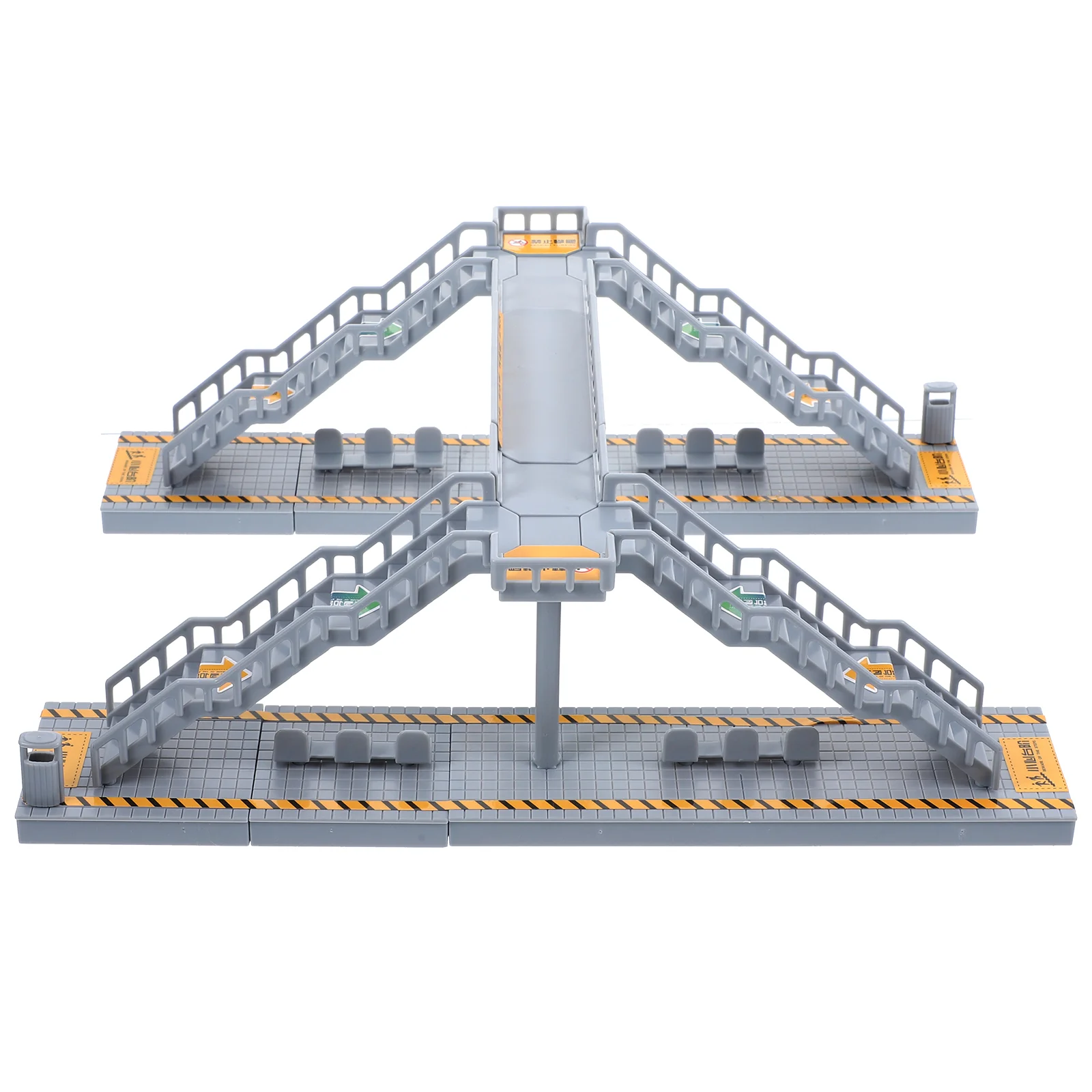 Песочный стол, модель здания, пешеходный мост, домашний декор, пешеходный мост, пластиковые украшения, железнодорожная станция, игрушка