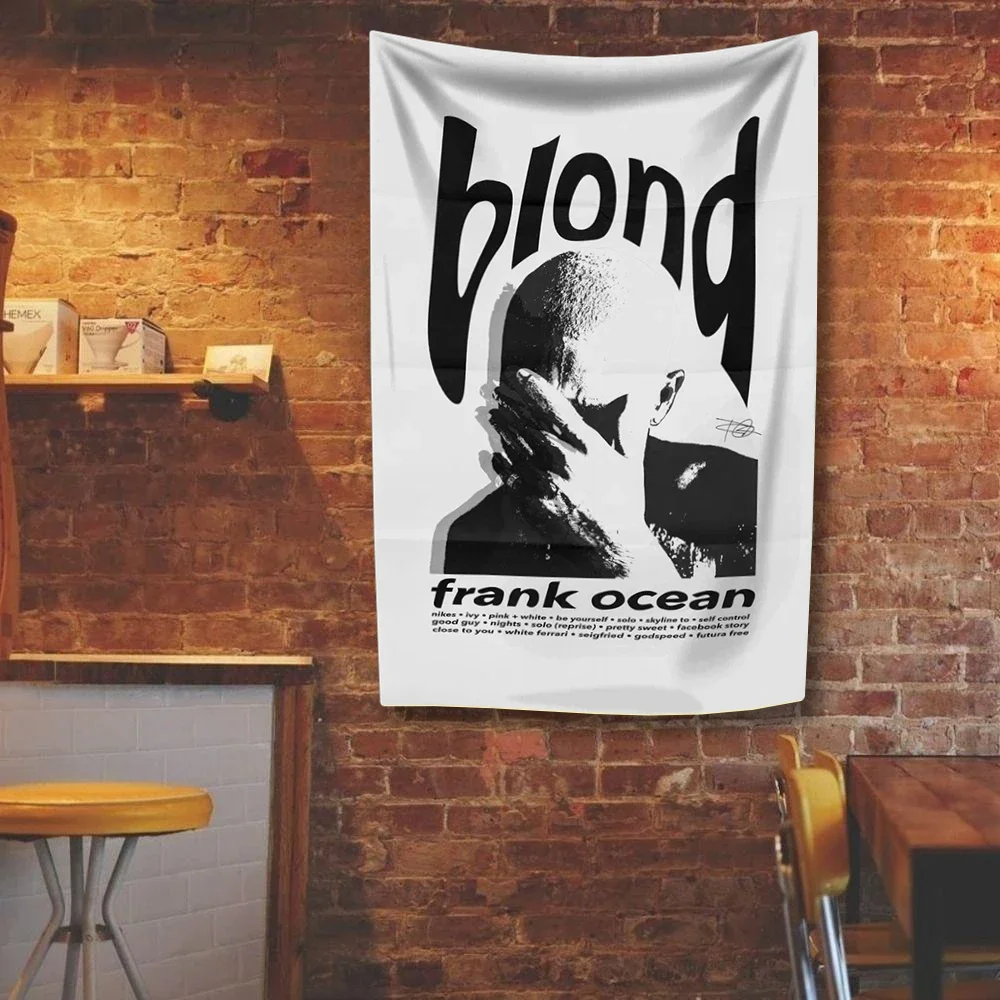 Music Rap Tapestry Frank Singer Oceans Album Cover Funny Flag Home Decor College Dorm Bedroom Backdrop Outdoor Indoor Decoration