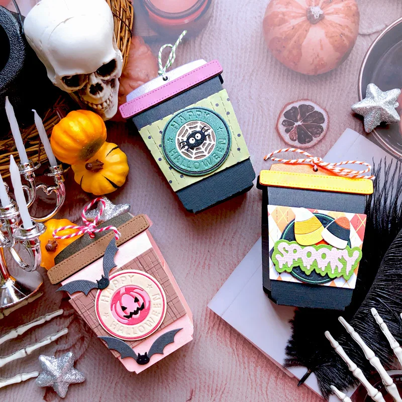 KLJUYP-troqueles de corte de Metal para taza de café, plantillas para álbum de recortes/álbum, grabado decorativo, tarjetas de papel DIY