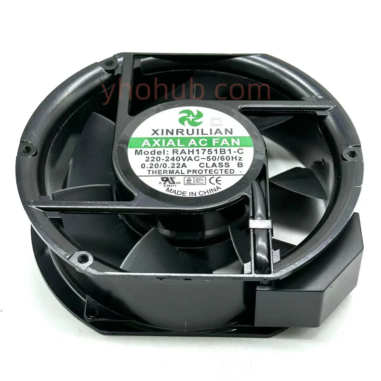 

XINRUILIAN RAH1751B1-C AC 220V 240V 0.20/0.22A 172x172x51mm Server Cooling Fan