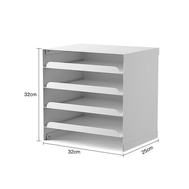 Large capacity multi-layer storage cabinet wrought iron cosmetic storage rack