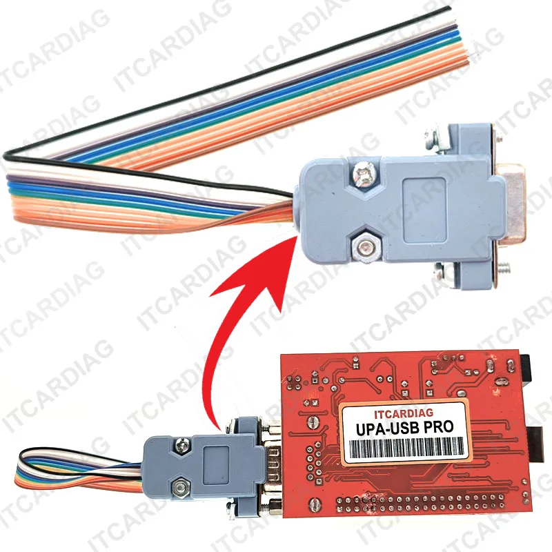 UPA USB 1.3 Test Cable Adapter for UPA USB Programmer V1.3 ECU Pinout Diagnostic Connector Compatible with UPA-USB UUSP UUPA-S