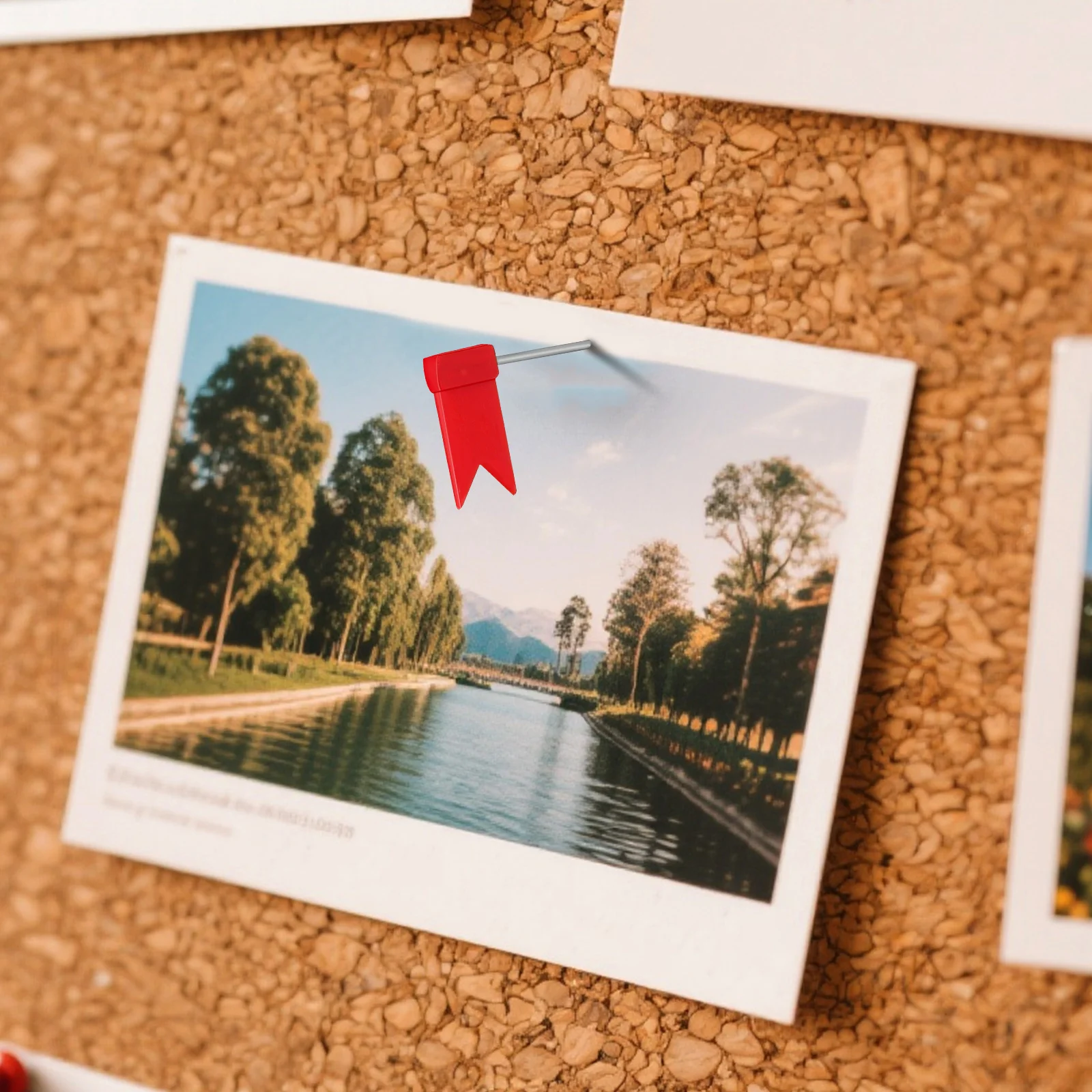 50 pièces punaises drapeau rouge punaises en fer punaises de marquage de carte pour planche de liège bureau école maison petites punaises de dessin