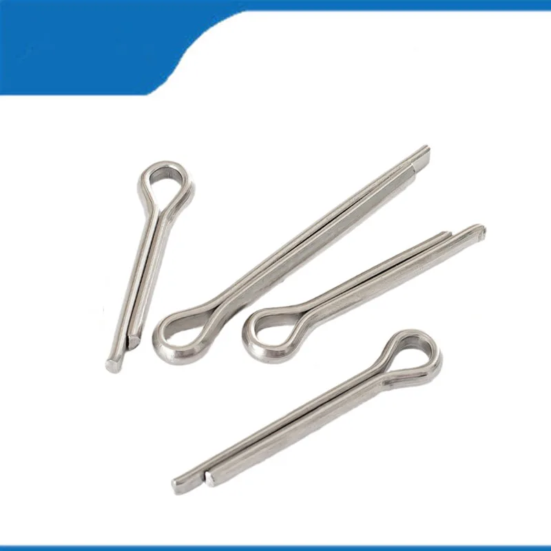 High Quality 304 Stainless Steel U Shape Type Spring Cotter M6  M6.3  50PCS Hair Pin Split ClampTractor Open Elastic Clip