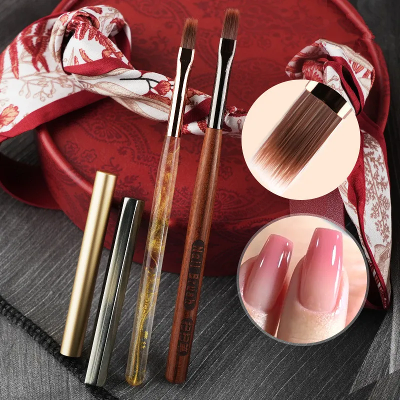 

2 стиля, кисть для ногтей с эффектом омбре, ручка для рисования ногтей, кисть с градиентом цвета, акриловая ручка для рисования ногтей