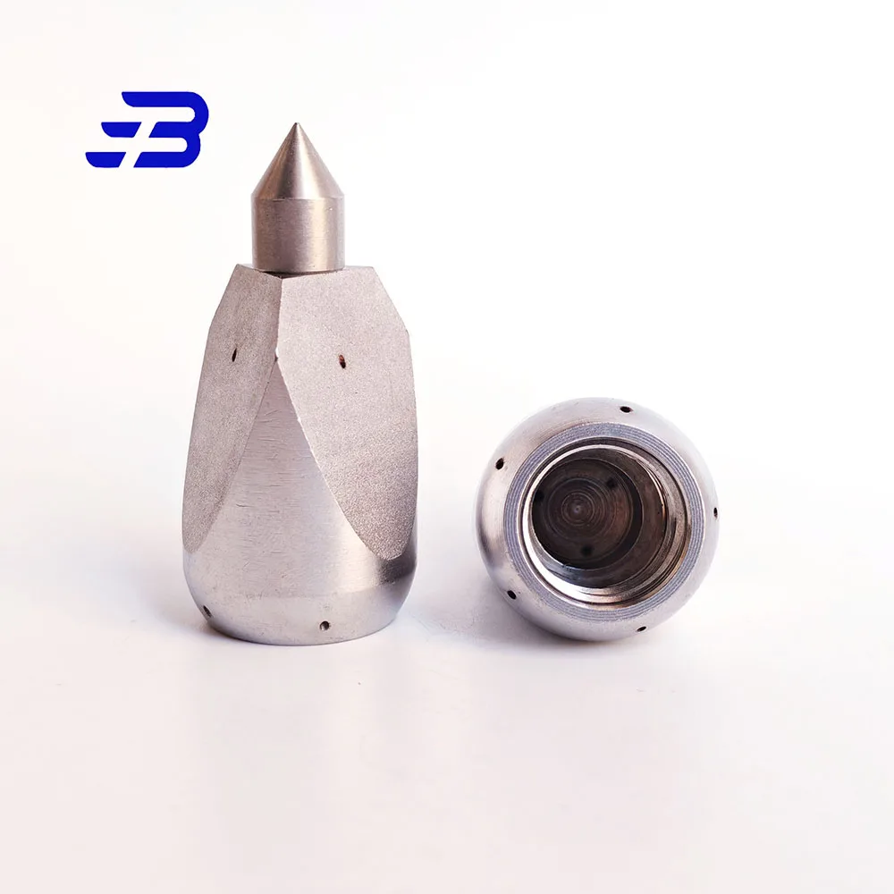 

1/4 "3/8"Sewer Jetter Nozzle Kit Stainless Steel Jet Nozzle Chisel Nozzle Pressure Washer Accessories 5000 Psi
