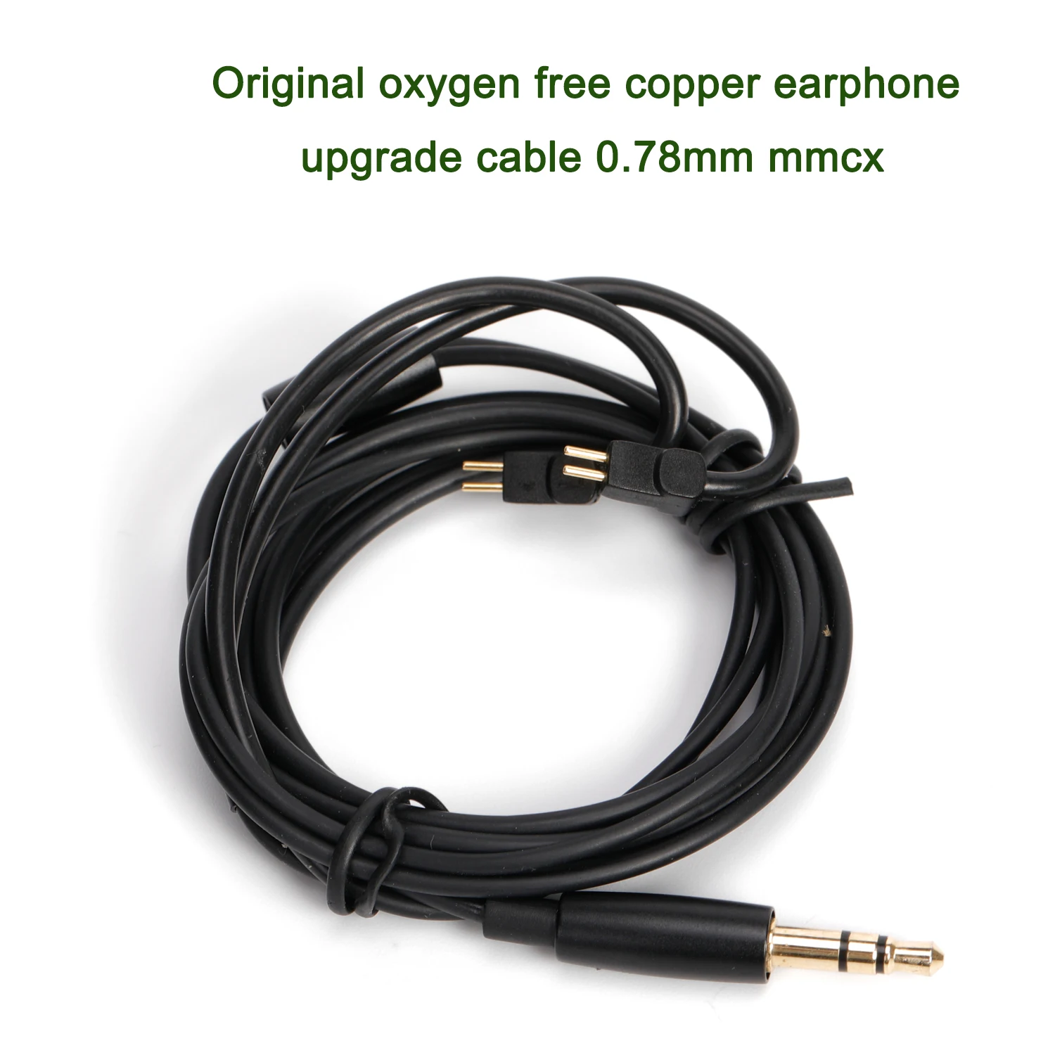 Original oxygen free copper earphone upgrade cable 0.78mm mmcx 3.5plug