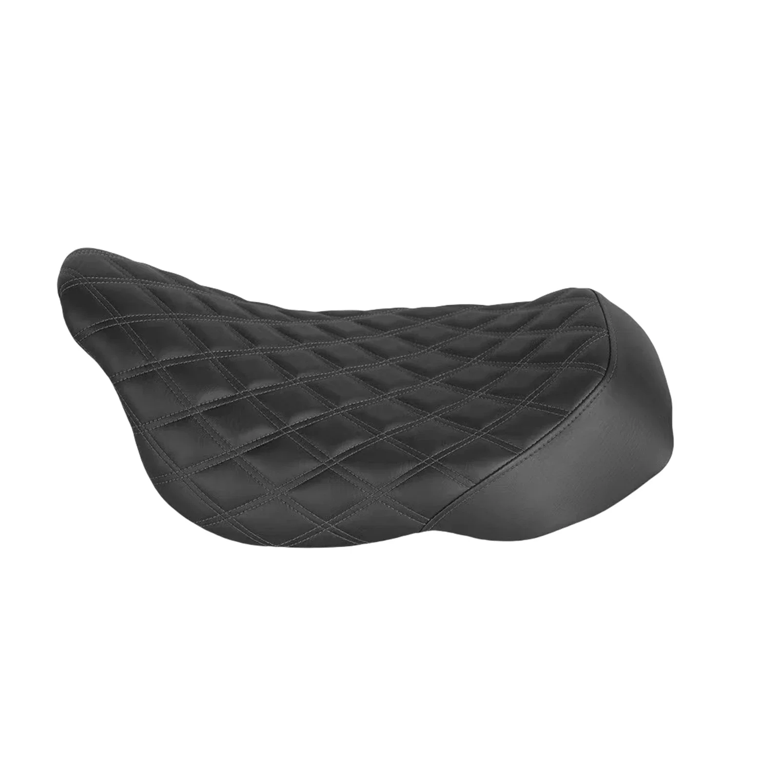 Pop Motorcycle Driver Seat Pillion Cushion Lattice Stitch Solo Saddle Seat Pad For Harley-Davidson Touring 2009-2023