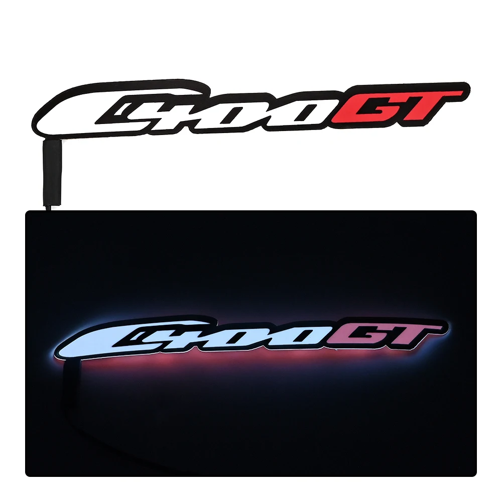Emblema de carenado impermeable, lámpara de luz fría, Kits de iluminación de decoración para carrocería de motocicleta para BMW C400GT c400 gt