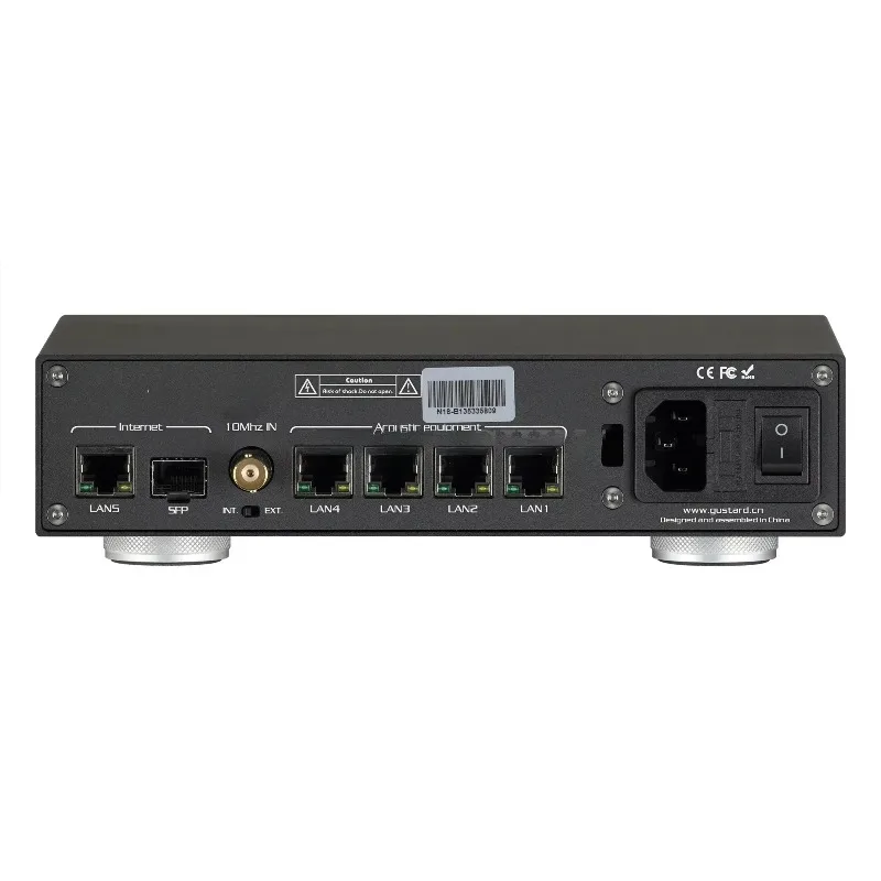 N18 N18pro Network Ethernet Switch HiFi Audio Ethernet Switch SFP+10M/100M/1000M Adaptive Ethernet Interface 10Mhz Clock