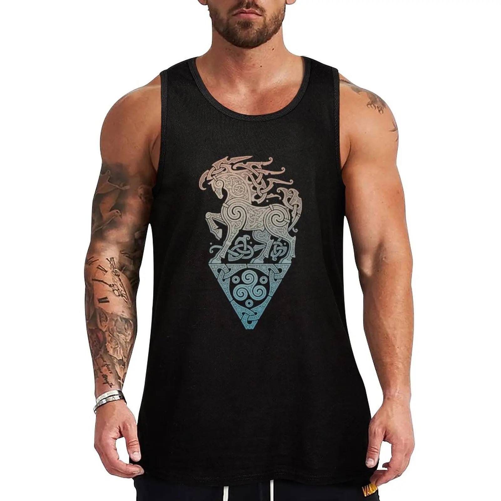 

SLEIPNIR. ODIN'S STEED. Tank Top Men's summer clothes 2025 t-shirts for Men's gym t-shirt Men's t-shirt for man