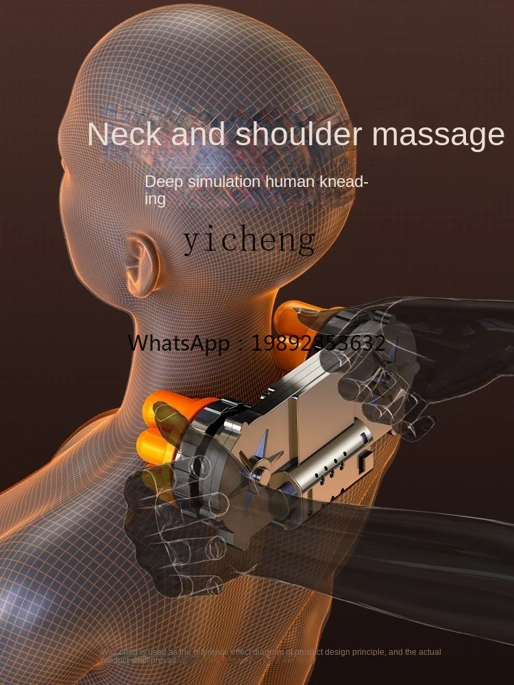 ZZ XL Massager Back Waist Shoulder Neck Massager Kneading Massage Chair Car Cushion