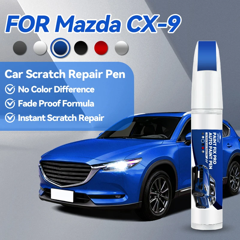 Car paint touch up pen For Mazda CX-9 2006-2025 TB TC car care automotive paint repair acrylic paints automotive accessories
