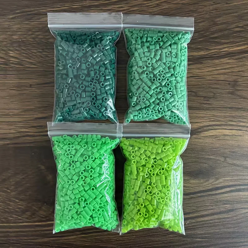 4 Bags Fuse Beads Tiny Mini Fuse Beading Melty Beads Art Crafts for Beginners DIY Art Beading Party