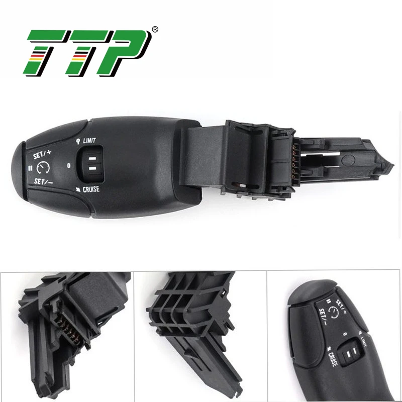 6242Z8 Cruise Control Switch Speed Limiter Stalk Switch for Peugeot 207 208 307 406 407 607 807 96637157XT 12272004