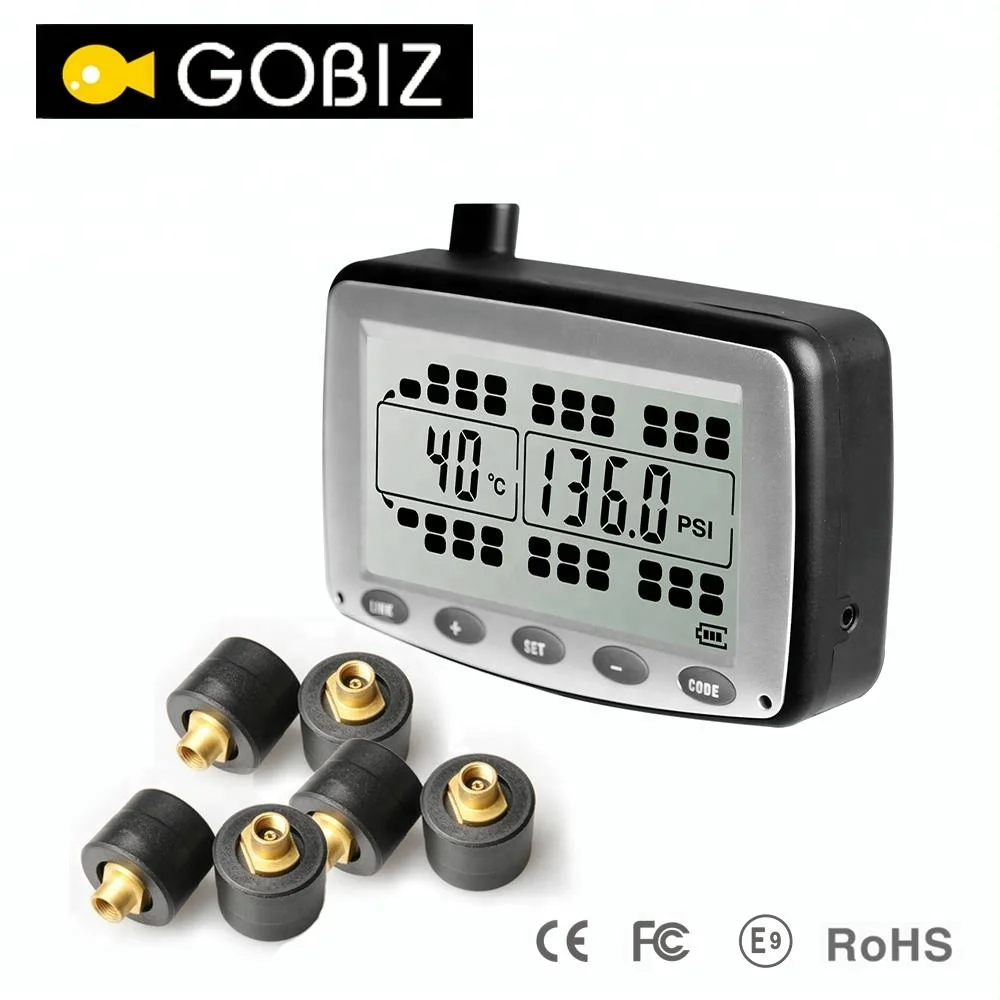 TM508T38 Hoge kwaliteit TPMS voor 38 banden - Real-time bandenspanningscontrolesysteem voor vrachtwagen/aanhangwagen/camper