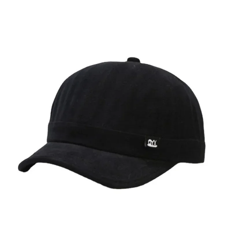 

Cotton Adjustable Trucker Style Low Profile Soft Dad Hat Retro All - match Short Brim Baseball Cap for Men and Women