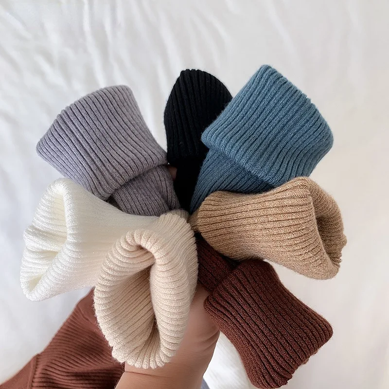 Esuo Women Fall Half Turtleneck Sweater Knitted Soft Pullovers Cashmere Slim Knit Bottom Sweaters For Women's 2023 Autumn Winter