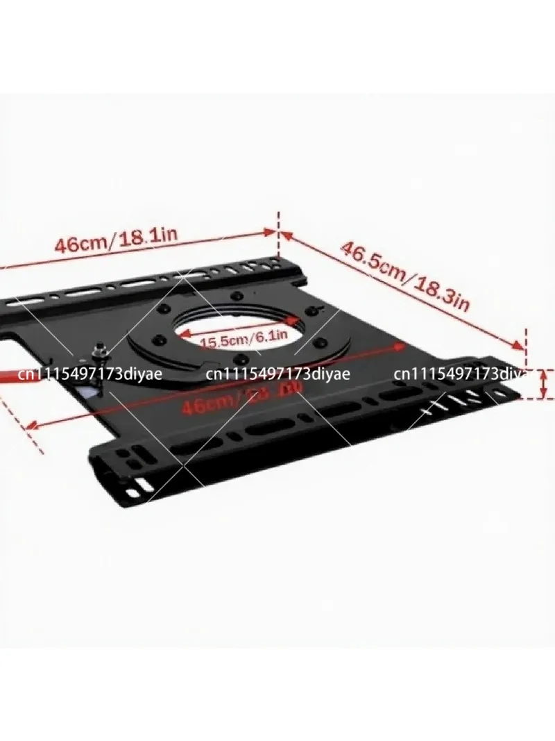 Car Seat Turntable 360° Rotation Mechanism, Smooth Swivel Base for VW T5/T6, Universal Vehicle Seat Accessories