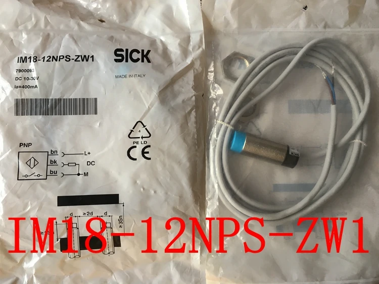 

Brand New Original German SICK Proximity Switch IM18-12NPS-ZW1, Item Number 7900093