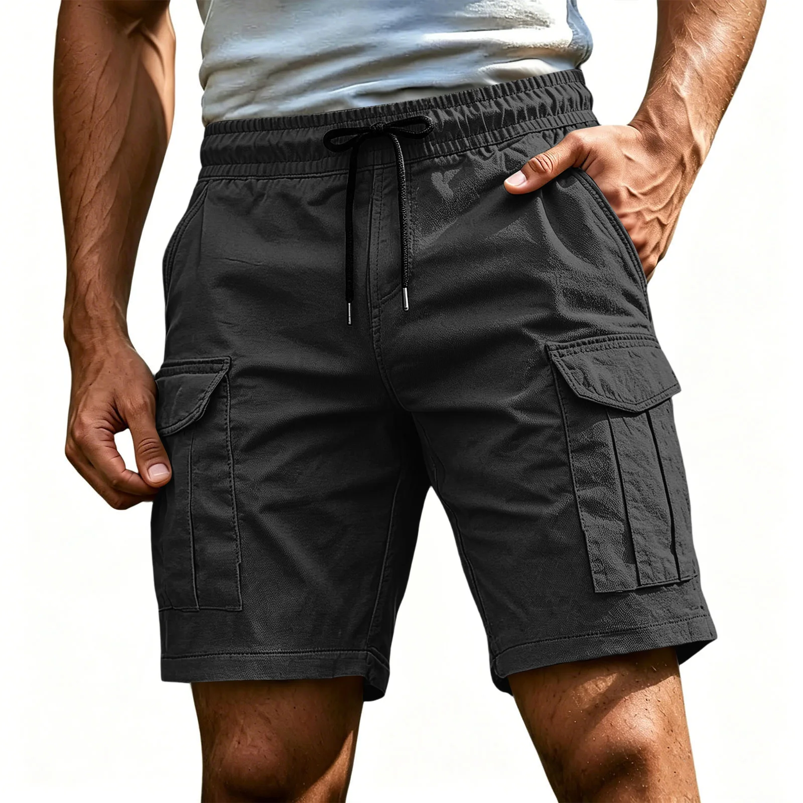 2026 New Cargo Knee Shorts Men - Golf Equipment And Accessories recension och pris