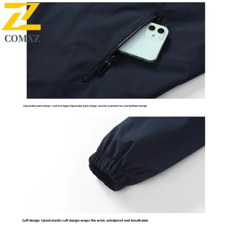Brand Luxury New Jacket 2025 Classic Hooded Outdoor Camping Windproof Coat Casual Trendy Sportswear Thin Spring Autumn Garment