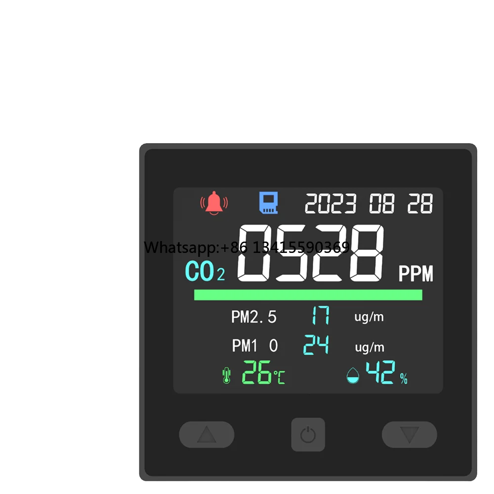

86 Boxes of Industrial CO2 Detectors with LCD Display Carbon Dioxide Temperature Humidity Dust Odor Air Quality Sensors