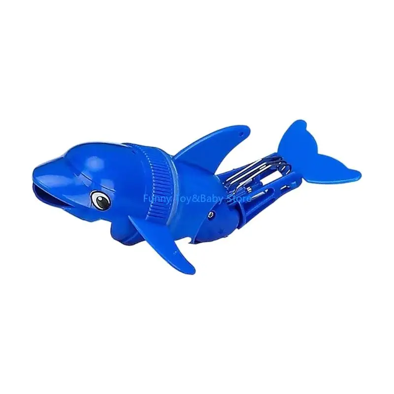 Moving Dolphin Water Toy Bathtub Play With Rolling Action For Kids 3+ Years Battery Powered Design C90B