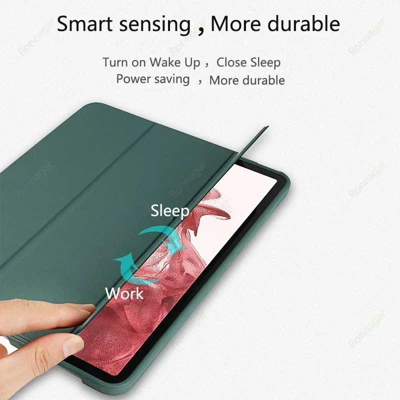 Étui pour Samsung Galaxy Tab A9 Plus 11 "2023 SM-X210/X216/X218 Étui pour tablette magnétique pliable Smart Cover pour Samsung Tab A9 +