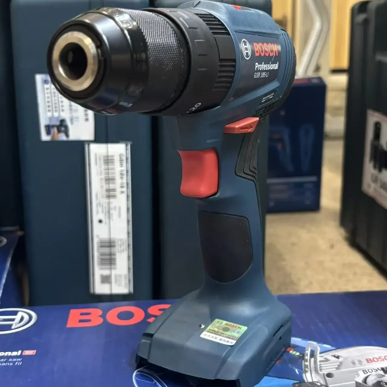 BOSCH GSB 185-LI Brushless Cordless Impact Drill 18V Electric Screwdriver Driver Multifunctional Power Tools GSB185-LI