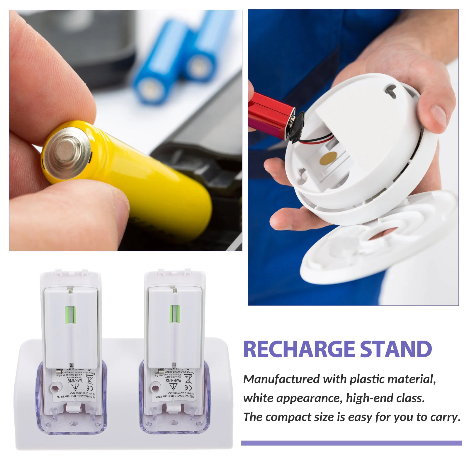 

1 set Dual Station Dock 2 Slots Usb Rechargeable For Remote Charging Dock Station Charging