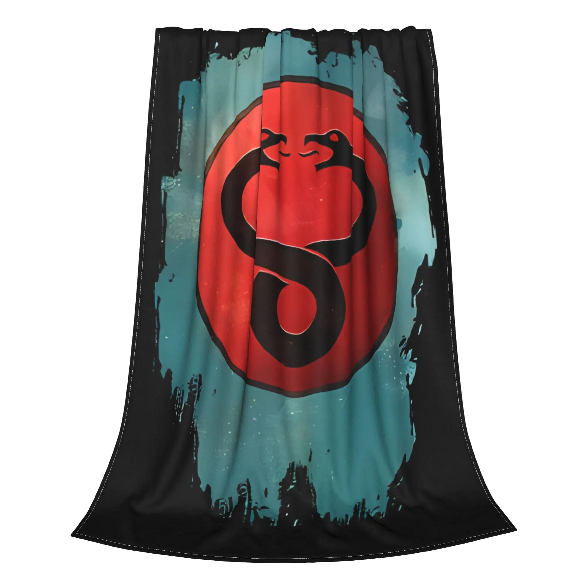 1PC Mumm Ra Grunge Logo Snakes ThunderCats Home Room Decorations Winter Blankets For Adults Bedding Home Interior Sofa Knee