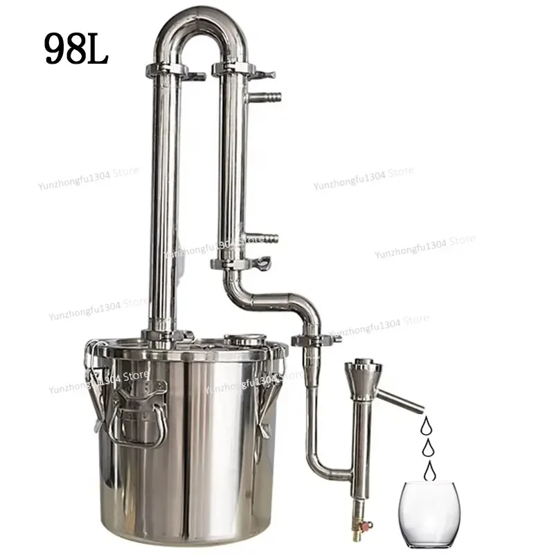 98L Stainless Steel Distilling Products Alcohol Distiller Whisky Maker with Degree Observer