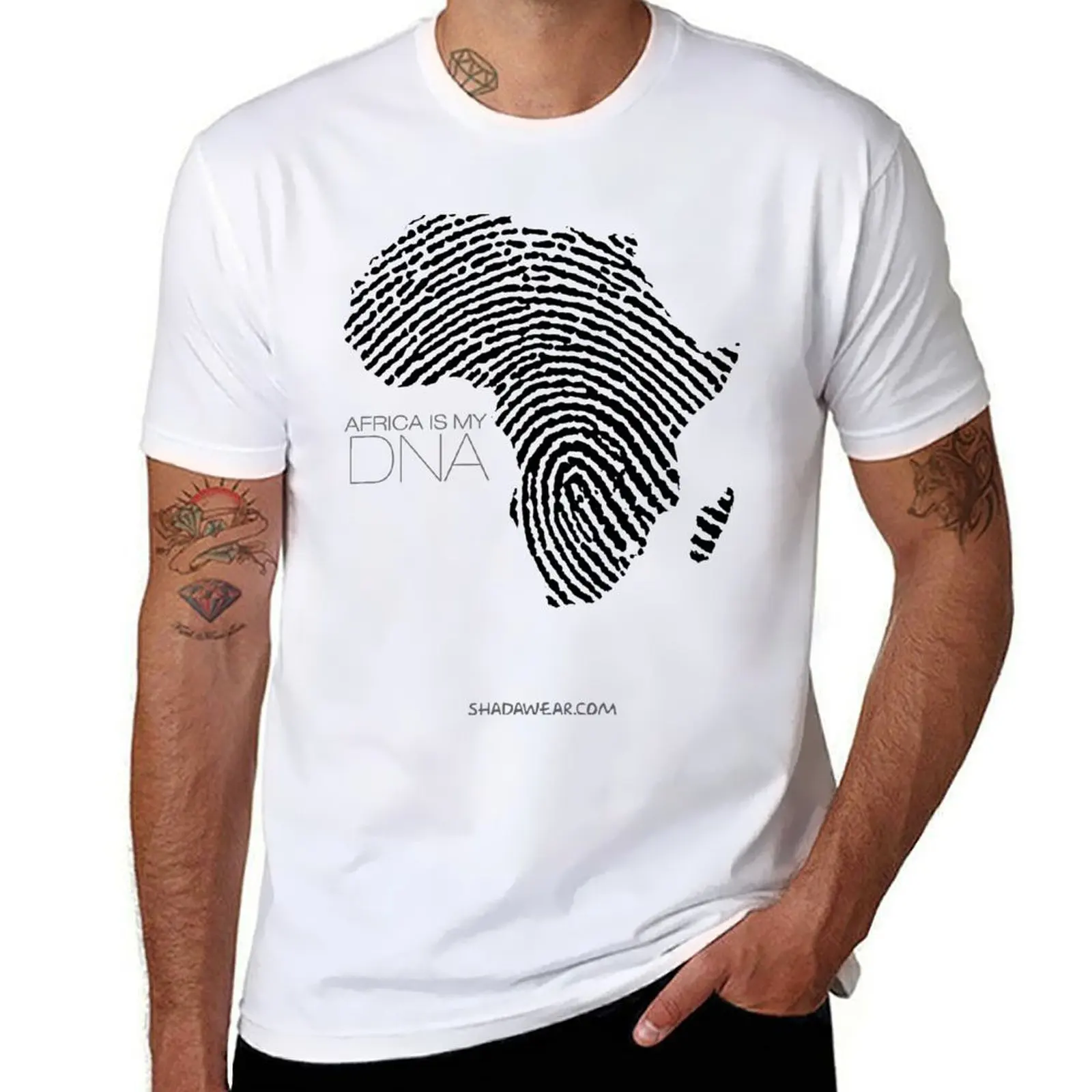 

Africa is my DNA T-Shirt cotton t shirt man t shirt man luxury T-Shirt