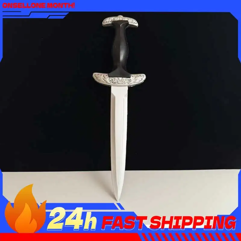 14.96inch Western Short PU Sword Leaf Pattern Martial Arts Performance Props Training Foam Sword Copslay Prop Katana Safety Toys