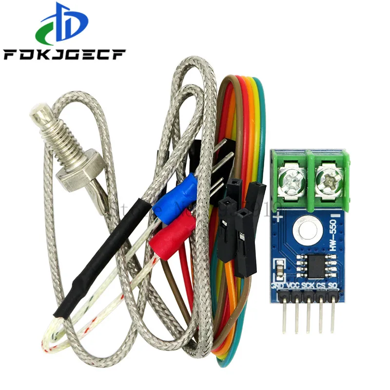 

1pcs MAX6675 Module + K Type Thermocouple Thermocouple Senso Temperature Degrees Module for arduino