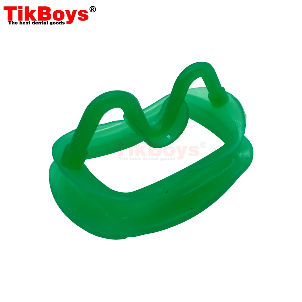 Dental Soft Silicon 3D Lip Cheek Retractor Mouth Opener Cheek Gag Expand Bite Block Orthodontic Consumables Green Available