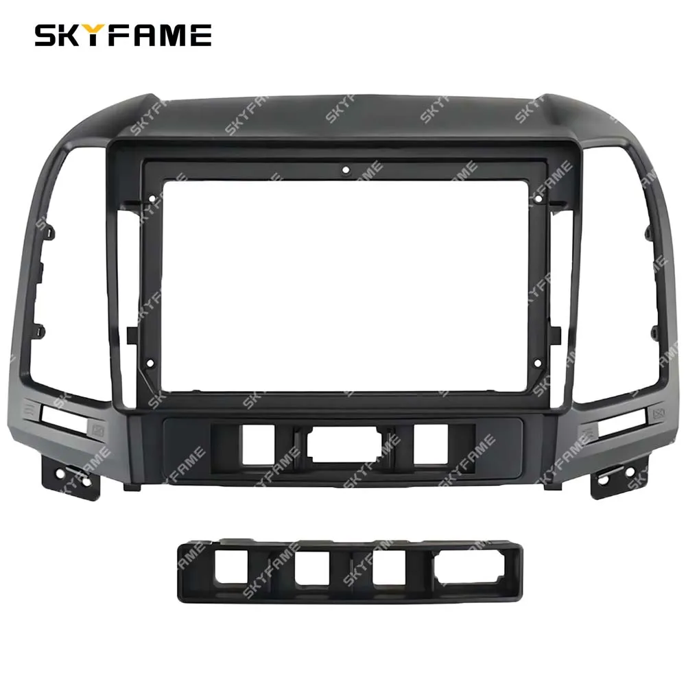 SKYFAME Car Frame Fascia Adapter Android Radio Dash Fitting Panel Kit For Hyundai Santa Fe Santafe Ix45