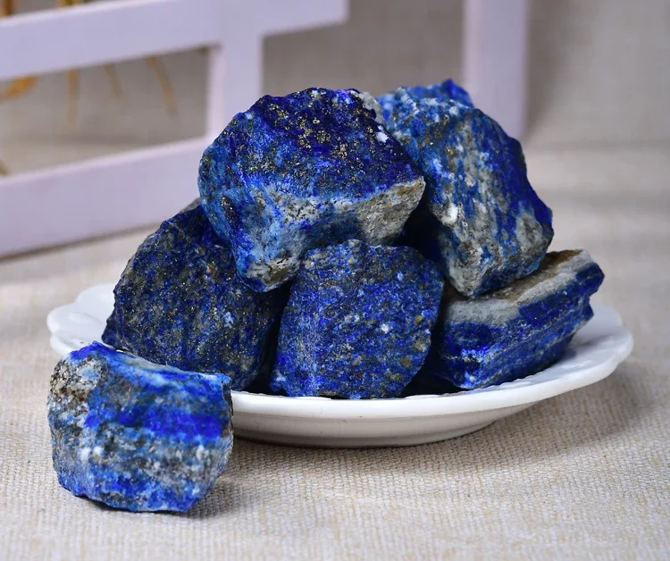 Natural Lapis Lazuli Raw Stone Ore Irregular Rough Mineral Specimen Witchcraft Reiki Healing Crystal Aroma Stone Home Decortion