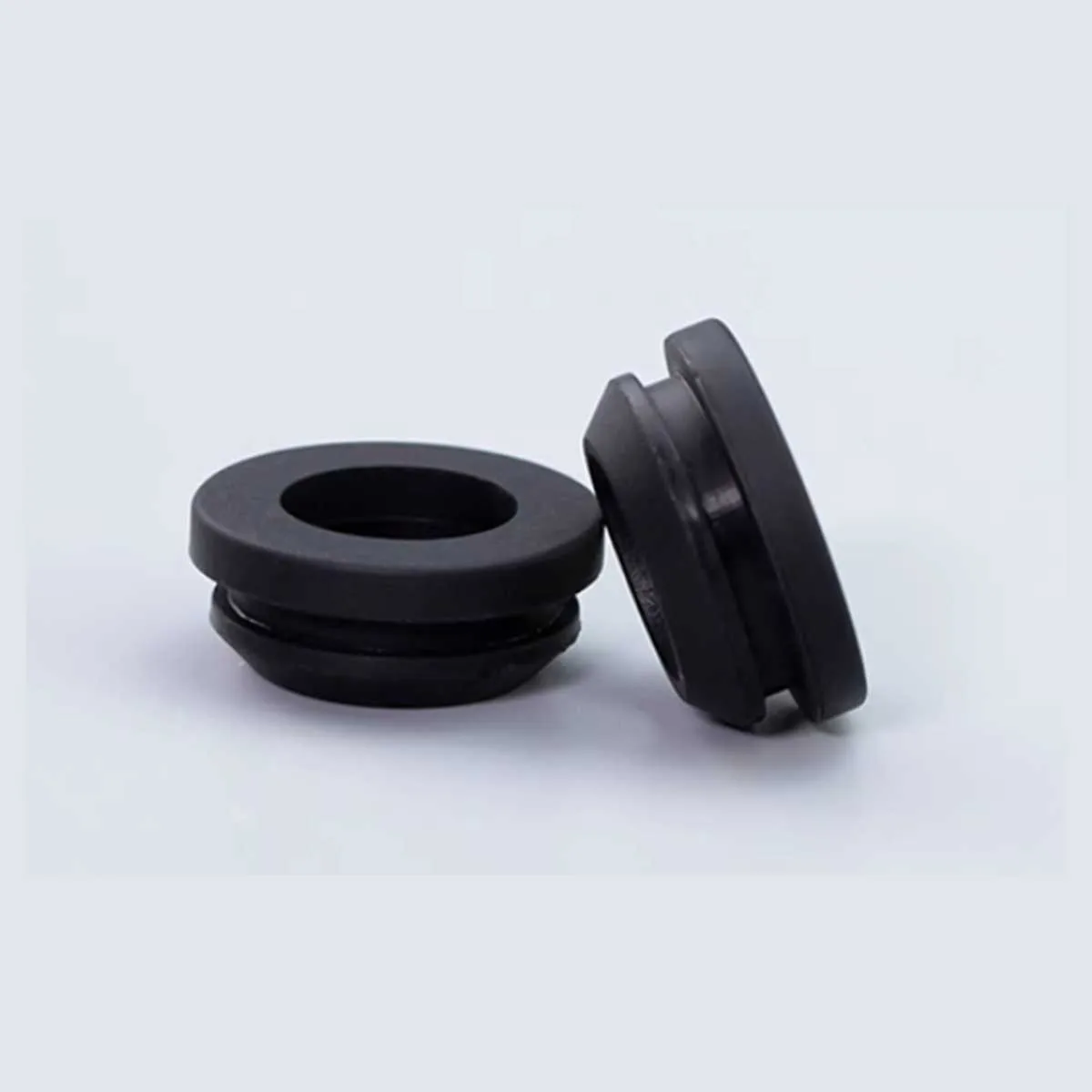 Black Rubber Silicone Protective Wire Sleeve/High-Temperature Resistant Double-Sided Winding Wire Sleeve