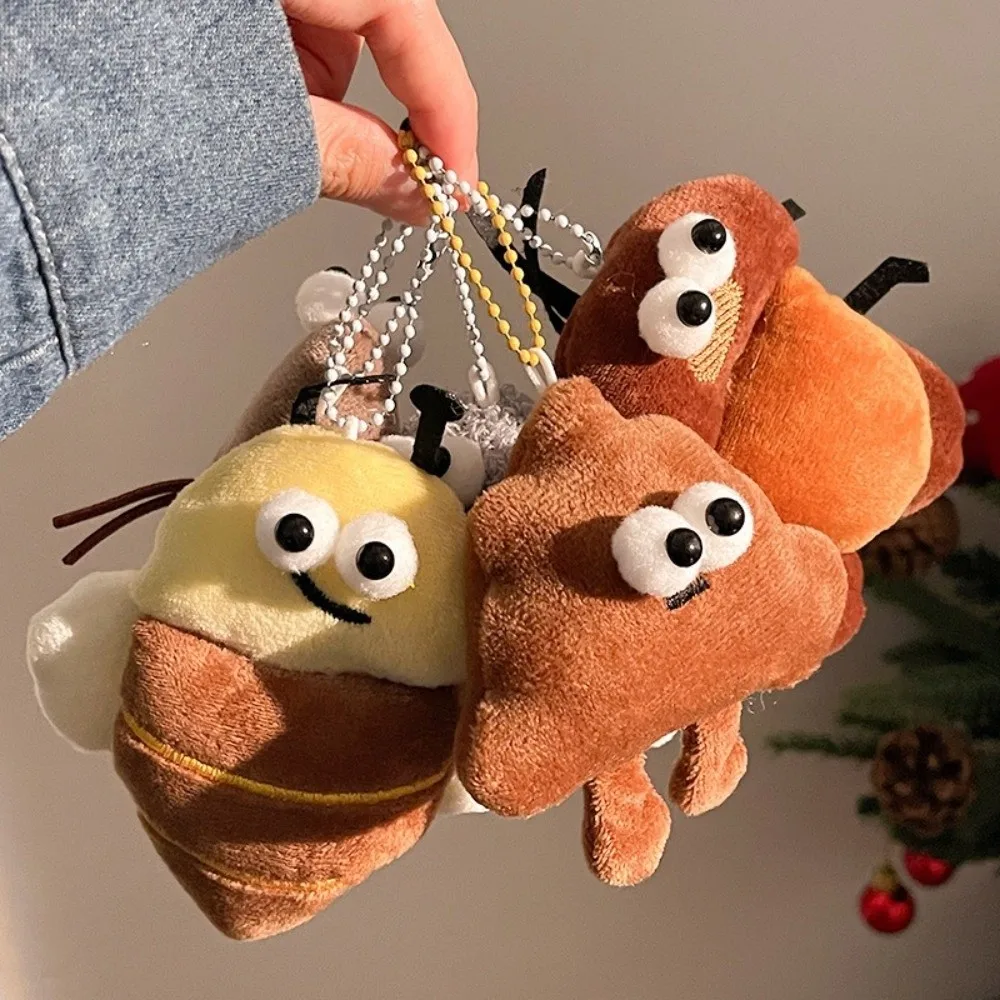 Cute Mosquito Insect Pendant Fly Hanging Ornaments Insect Series Keychain Cockroach Decoration Backpack Charm Schoolbag Decor
