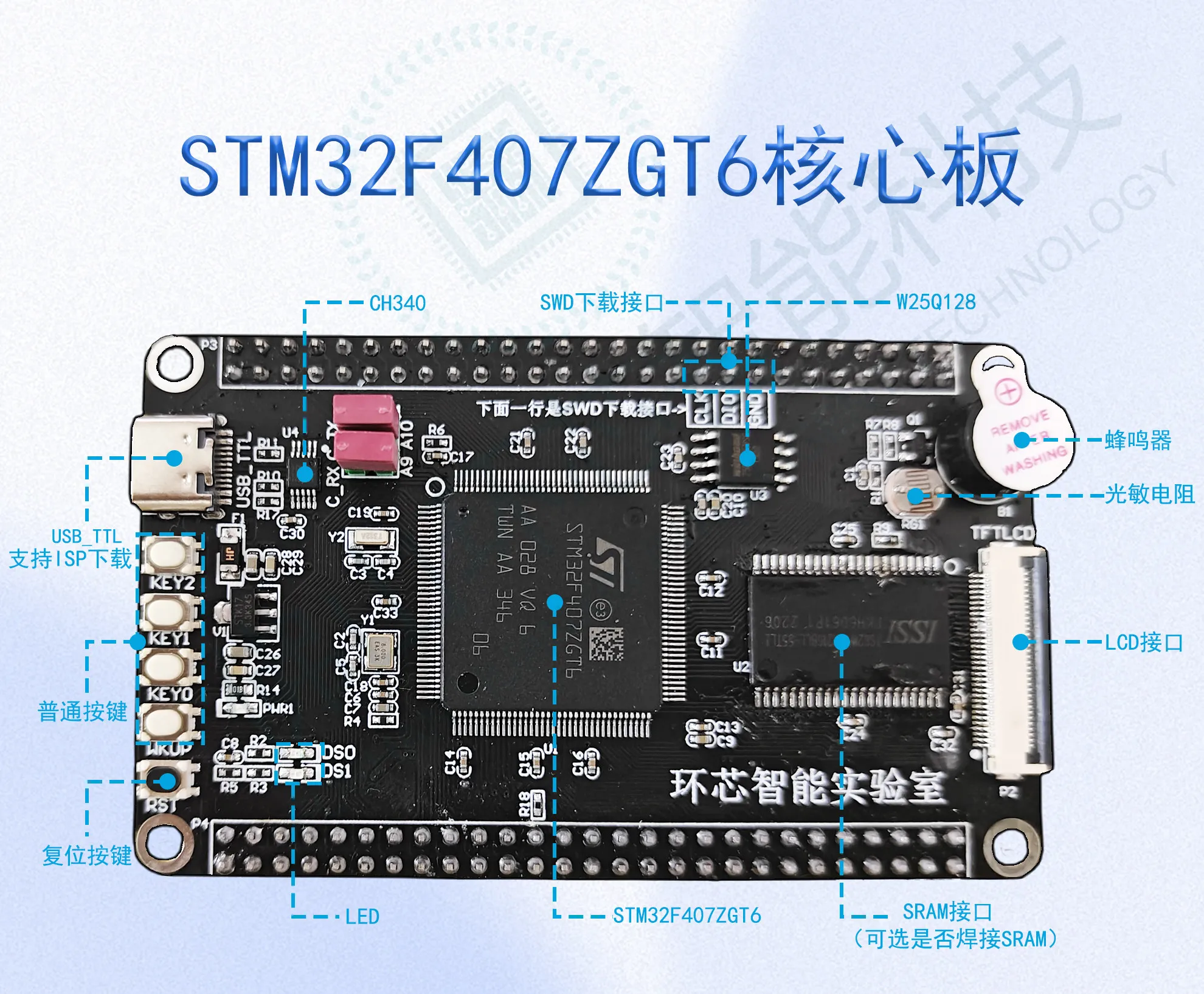 STM32F407 Minimum Board /STM32 Development Board /GD32 Development Board