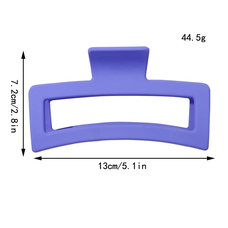Baru 13Cm Matte Besar Kebesaran Klip Rambut Cakar Kepiting Wanita Hiu Jepit Rambut Penjepit Jepit Rambut Mode Aksesori Rambut