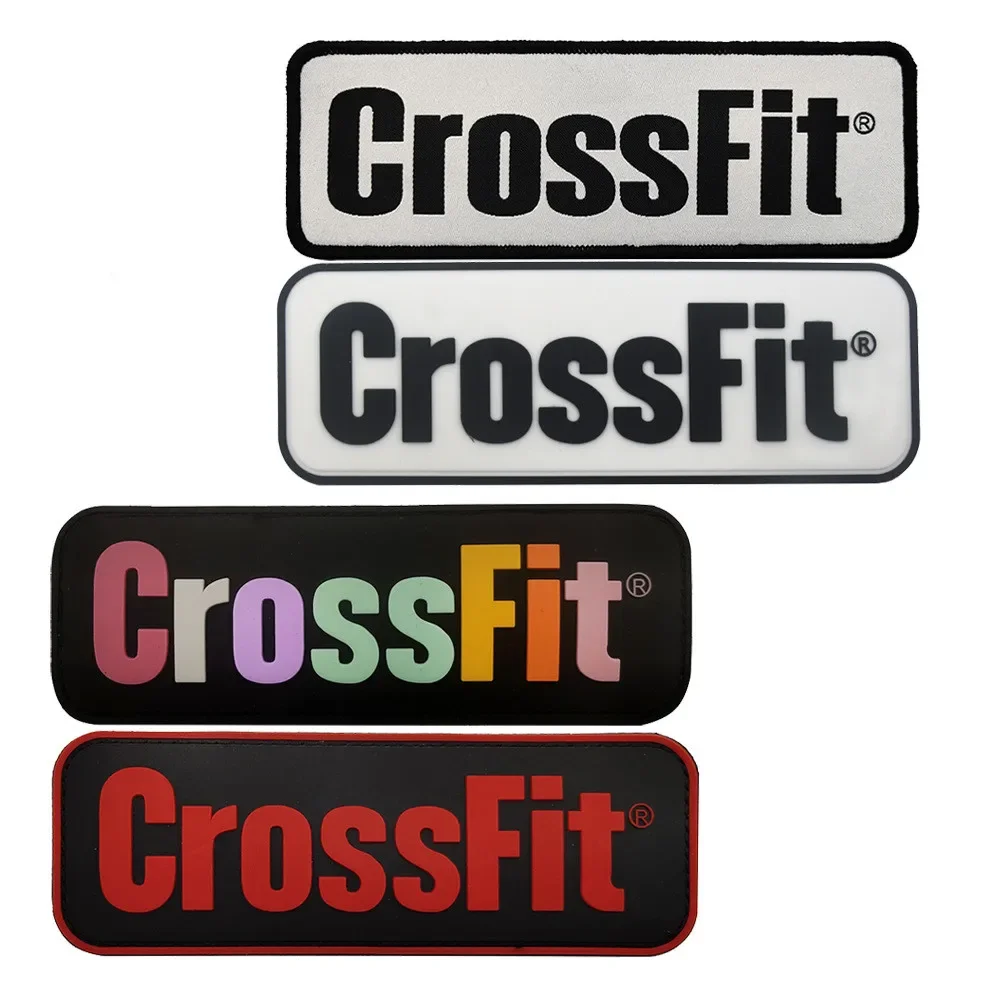 CrossFit PVC Colloid 3D Fancy Outdoor Patches Game 2020 Military Armband Backpack Badges Hook and Loop Clothes Sticker Appliques