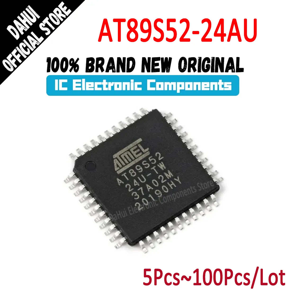 

AT89S52-24AU AT AT89 AT89S AT89S52 AT89S52-24 IC MCU Chip TQFP-44