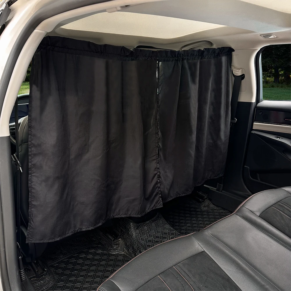 Car Front and Rear Row Partition Curtain Window Sunshade Sun Insulation in the Partition Baby Privacy Shade