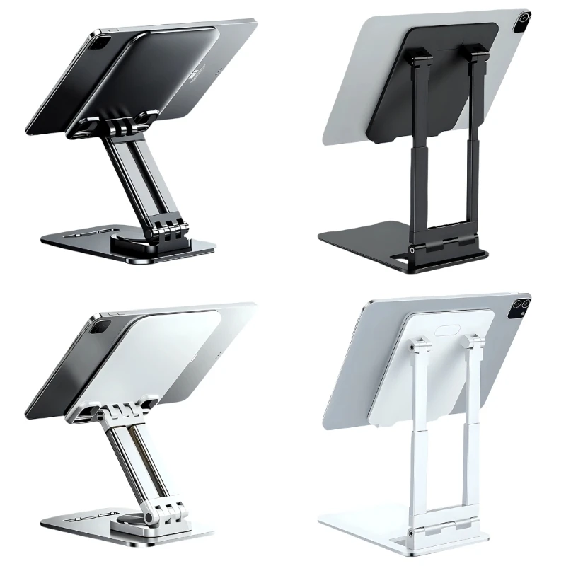 U55C Adjustable Foldable Tablet Stand For Phones And Pad With Multiple Height Portable Desktop Holder