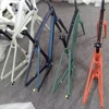 CECCOTTI Cuadro de bicicleta de grava de color DIY con manillar Diseño de cable interno completo Cuadro de bicicleta 4