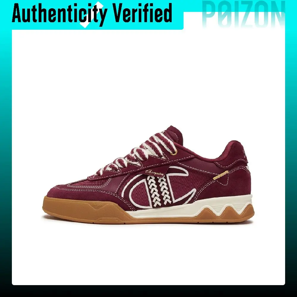 chaussures-de-skate-a-tige-basse-champion-pour-femmes-modele-preppy-rouge-blanc-laiteux-u6afctw10l1