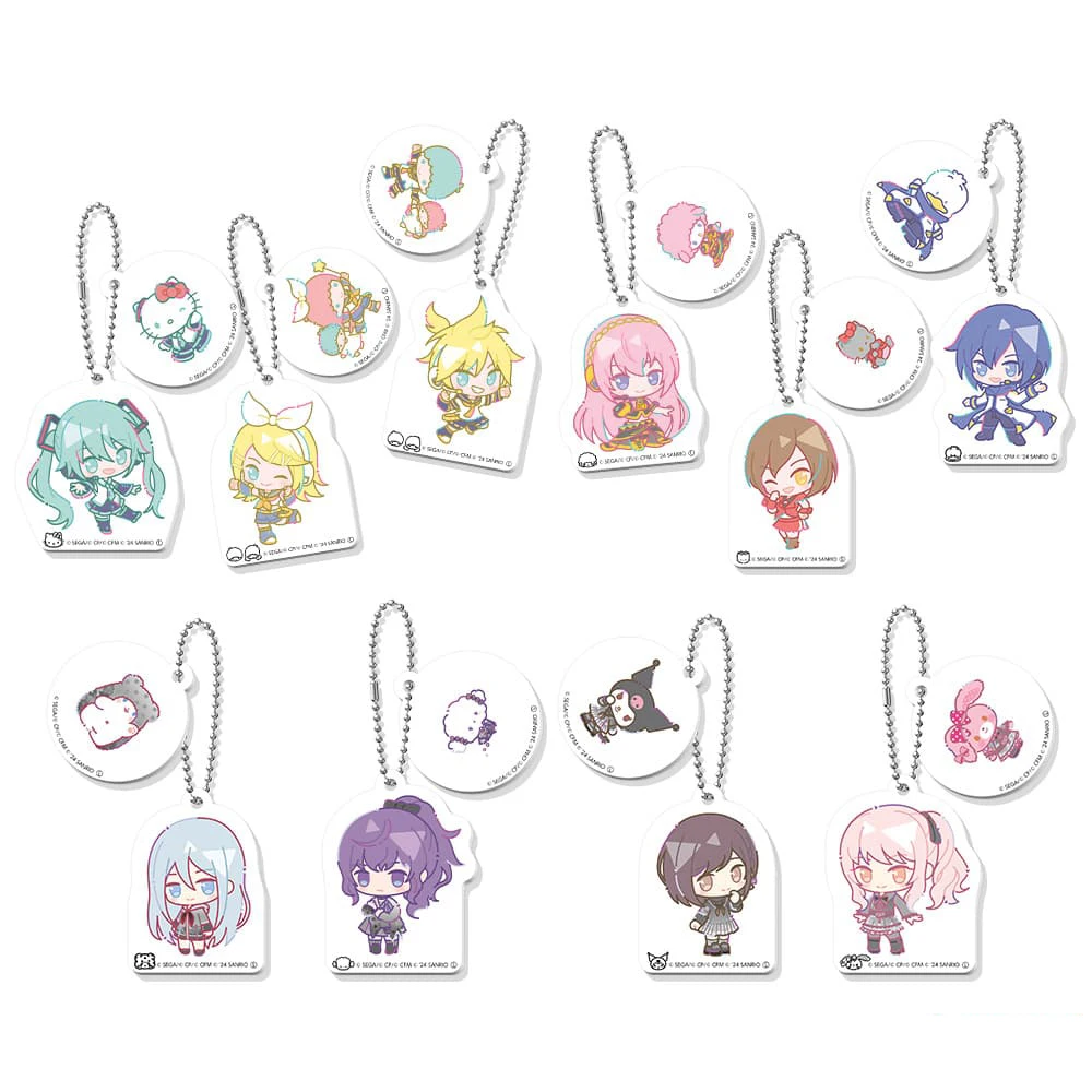 IN STOCK Geunine PROJECT SEKAI Game PJSK Nightcore 25 Mizuki Ena Kanade Mafuyu Miku Rin Ren Kaito Luka Meiko Acrylic Keychain